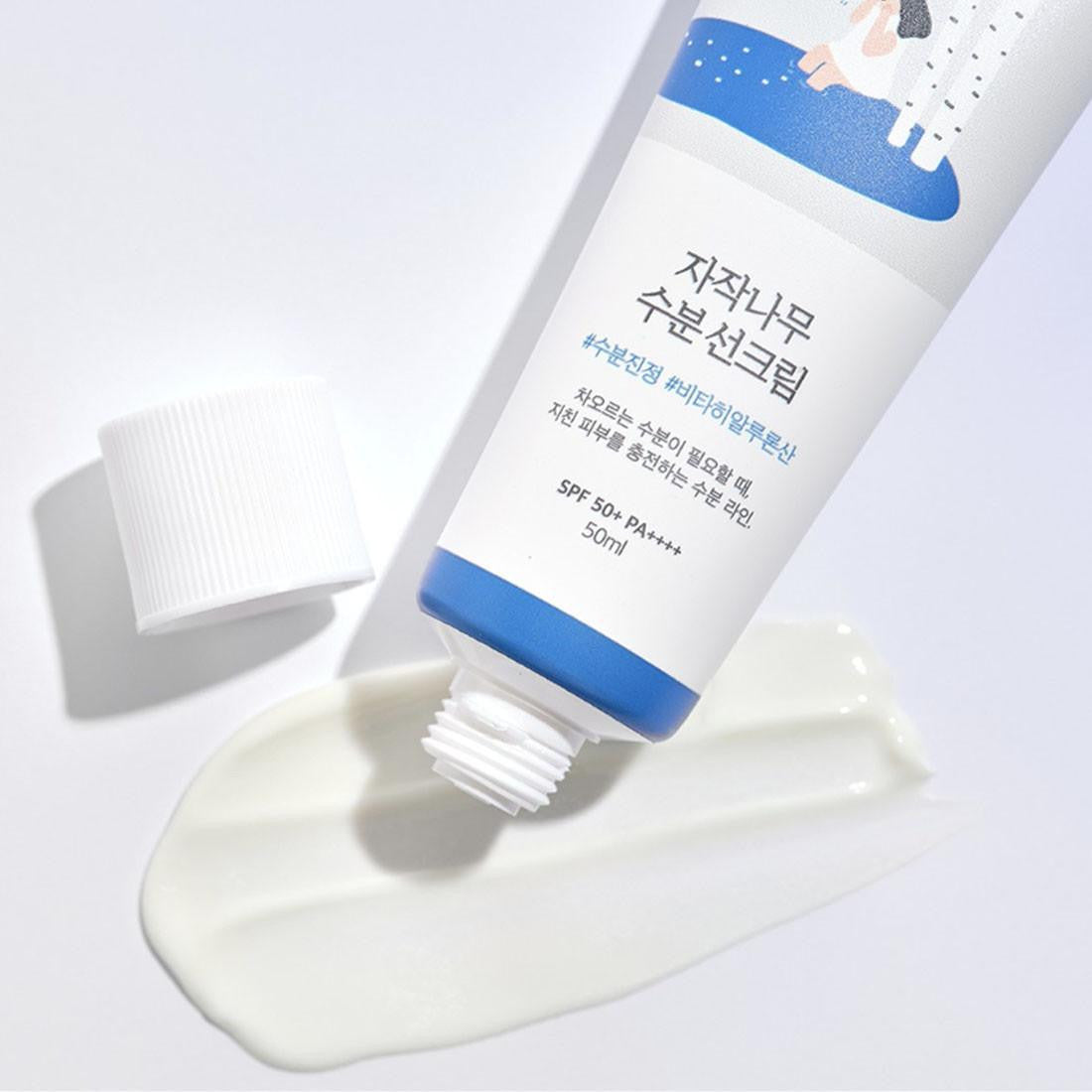 Round Lab Birch Juice Moisturising Sun Cream SPF50+ PA++++ (50ml)