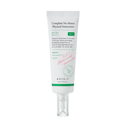 AXIS-Y Complete No-Stress Physical Sunscreen SPF50+ PA++++ (50ml)