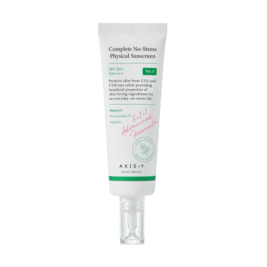 AXIS-Y Complete No-Stress Physical Sunscreen SPF50+ PA++++ (50ml)