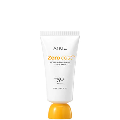 Anua Zero-Cast Moisturising Finish Sunscreen SPF50 (50ml)