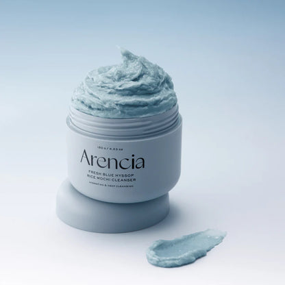 Arencia Fresh Blue Hyssop Rice Mochi Cleanser 120g