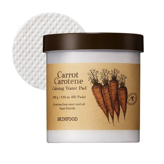 SKINFOOD Carrot Carotene Calming Water Pad (60 Pcs)