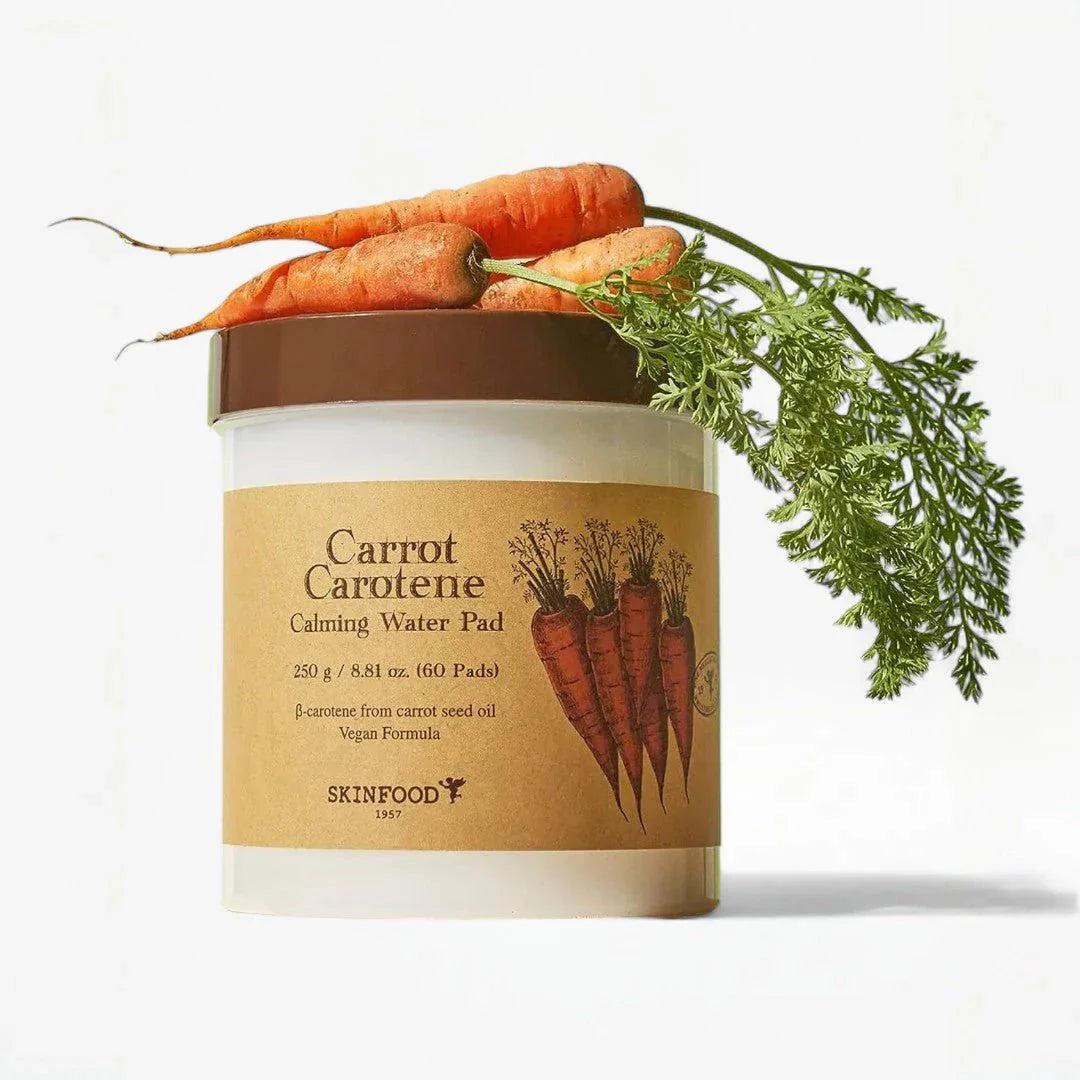 SKINFOOD Carrot Carotene Calming Water Pad (60 Pcs)