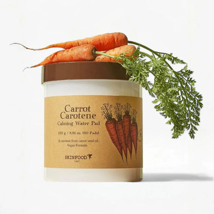SKINFOOD Carrot Carotene Calming Water Pad (60 Pcs)