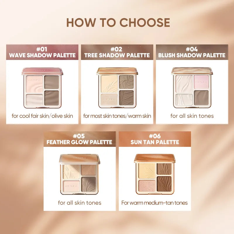 JUDYDOLL – 2-in-1 Highlighter Contour Palette – 9g