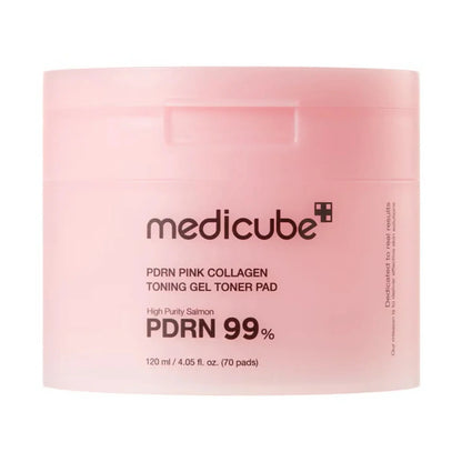 Medicube PDRN Pink Collagen Toning Gel Toner Pad (70pcs)