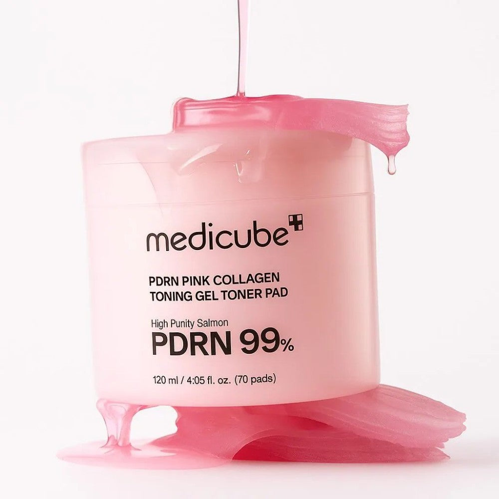 Medicube PDRN Pink Collagen Toning Gel Toner Pad (70pcs)