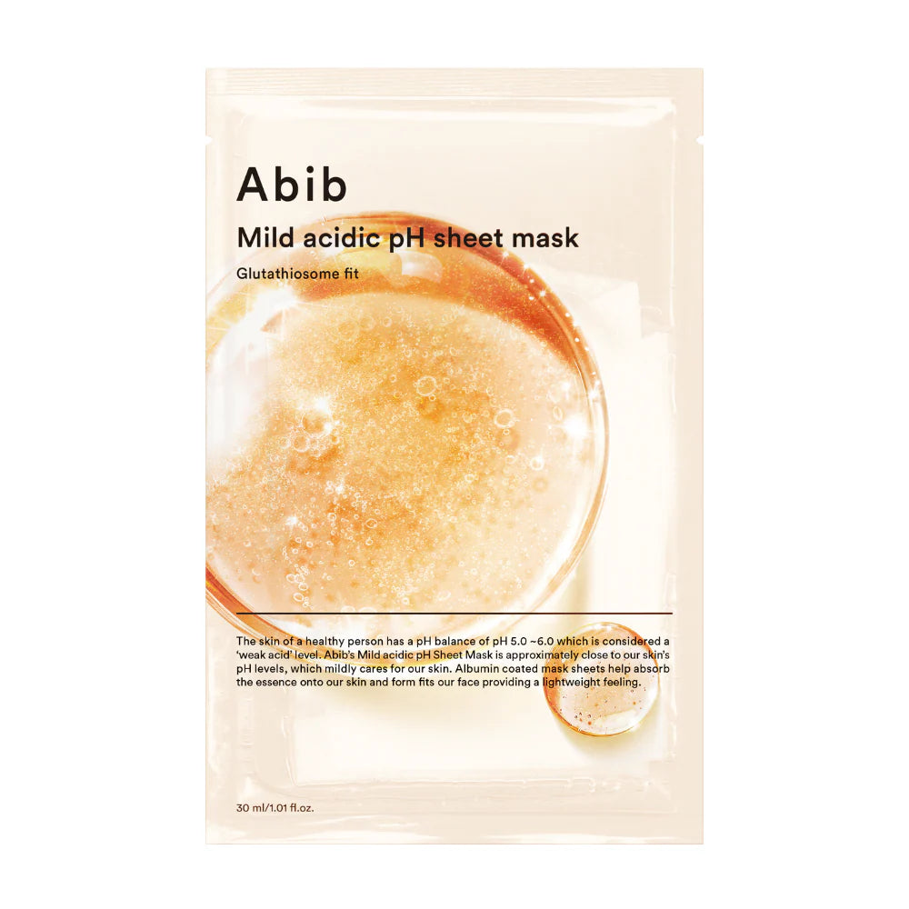 Abib Mild Acidic pH Glutathiosome Fit Sheet Mask (1 pc)