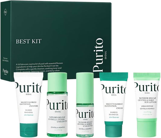 Purito Seoul Best Kit (5-Step Travel Skincare Set)